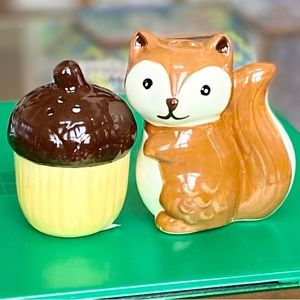 Squirrel & Acorn Salt & Pepper Shakers